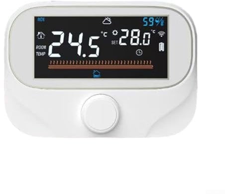 Zilimontt Programmable Wall-mounted RF Boiler Thermostat For Tuya Smart Wireless Wifi Programmable Room Thermostat,Smart Radiator Thermostat With Led Display