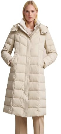 bugatti Damen Mantel 660913-61290 | Regular Fit, Innentaschen, Steppmantel, abnehmbare Kapuze