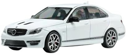 XGFFBAGB 1/64 Für C63 Edition 507 W204 Druckguss-Modellauto(White,No Box)