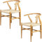 Casa Moro Esszimmerstühle Essstühle Holzstuhl Stühle Esszimmer Stuhl Esstisch 2 er Set Natur