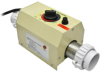 KAKAK B-M3 Petit Thermostat de Chauffage de Baignoire Chauffe-Eau Électrique Automatique for Piscine Baignoire Spa Bain 3KW avec Une efficacité de Chauffage élevée