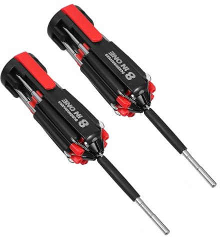 DIYEAH 2 Pezzi 8 1 Kit Di Utensili Multiuso Con Penna Cacciavite Elettrico Cacciavite Elettrico Strumenti Cacciavite Multiuso Strumento Multifunzionale Penna Multifunzione Mini