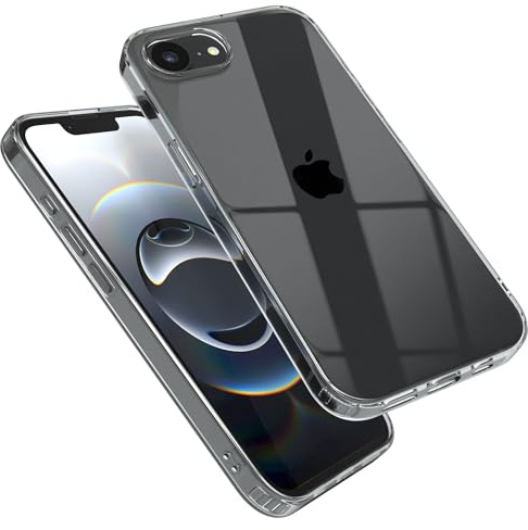 EAZY CASE Hülle kompatibel mit iPhone 16e Slimcover Clear Clear Schutzhülle Silikon, Ultra dünn, Slimcover, Handyhülle, Silikonhülle, Backcover, Durchsichtig, Klar