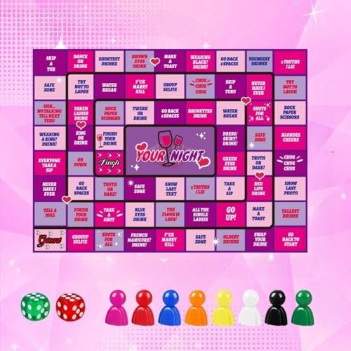Trinkspiele brettspiele für erwachsene Brettspiele Soziales Interaktives Partyspiele Gesellschaftsspiele Activity Spiel für 2 Bis 8 Spieler Mädelsabende Eisbrecher Junggesellenabschiede(Englische)