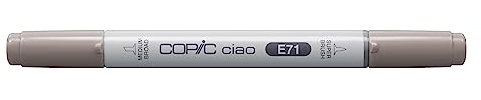 COPIC Ciao Marker Typ E - 71, Champagne, vielseitiger Layoutmarker, mit einer mittelbreiten und einer Brush-Spitze