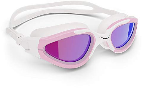 AqtivAqua PDX Gafas Natacion Polarizadas Hombre Gafas Piscina Niño Mujer Niña (Rosado, Polarizadas)