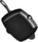 VonShef Cast Iron Griddle, 10 Frying Pan, Pre-Seasoned Non-Stick Pan for All Hob Types, Oven Safe Heavy Duty Skillet with Pouring Lip & Ridged Surface