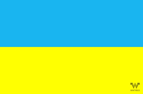Ukraine Flagge Aufkleber - Länderflagge als Sticker 8,5 x 5,5 cm