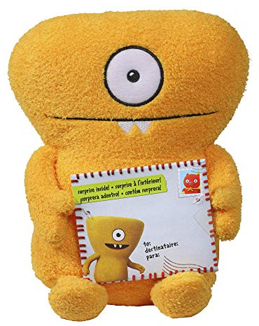 Hasbro Sincerely Uglydolls Hugs & Headstands Wedgehead Stuffed Plush Toy, Inspired by The Uglydolls Movie, 7.5 Tall
