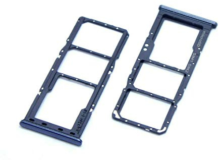 Kompatibel für Samsung Galaxy A10 A20 A30 A50 A60 A70 SIM Karte SD Karte Halter Halterung SIM Card Memory Card Holder Tray Slot SIM einschubfach Schwarz
