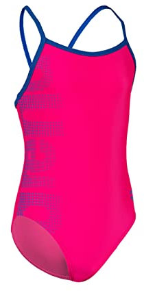 arena Logo Costume Intero Bambina, Costume da Bagno per Bambina con Morbido Tessuto ad Asciugatura Rapida