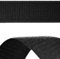 25m Klettband zum Nähen Hakenband Klettverschluss, Farbwahl- Größenwahl, Größe:25mm, Gurtband:580 schwarz