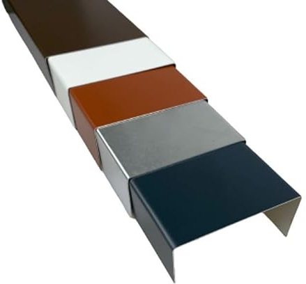 Handel Hoffmann Alu U-Profil Länge 2 m Winkel Abdeckprofil U Leiste (Alu anthrazit RAL 7016, 30 mm)