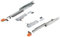 Gedotec Schubladenschienen Vollauszug mit Blumotion Dämpfung | 1 Set Blum Movento 760H 4000S | Tragkraft: 40 kg - 400 mm | Tip-On - Push-to-Open - Komplettset | Holz-Schubkasten-Auszug Soft-Closing