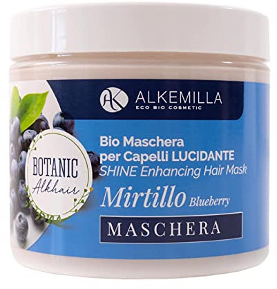 ALKEMILLA MASCHERA LUCIDANTE CAPELLI AL MIRTILLO 200ML ECOBIO COD. 85