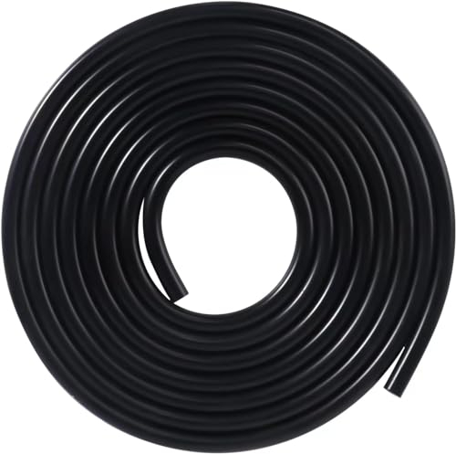 Gmailmall 3mm Innendurchmesser Silikon Schlauch 3m Hochtemperatur Silikon Vakuumschlauch für Fahrzeugkühler Hochtemperatur Silikonschlauch 7mm Außendurchmesser