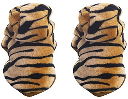 FRCOLOR 2stücke Hundekostüm Tiger Für Kleine Hunde Kapuzenpullover Für Herbst Und Winter Bequem Und Langlebig Süßes Design Für Besondere Anlässe Und Fotos s