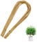 16 Inch Bamboo Plants Trellis Support - U Hoop Plant Stake Arch Garden Trellis for Potted Plants, Climbing Flowers & Vines, Outdoor Planting 20PACK