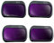 Set di filtri ND compatibili per DJI Mini 4K/Mini 2 SE/Mini 2, ND8/ND16/ND32/ND64, filtri per lenti per fotocamera multistrato, accessori per lenti per droni