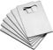 Zerdyne 12 Pcs Credit Card Stainless Steel Bottle Opener, Wallet Bottle Opener Credit Card Size, Silver