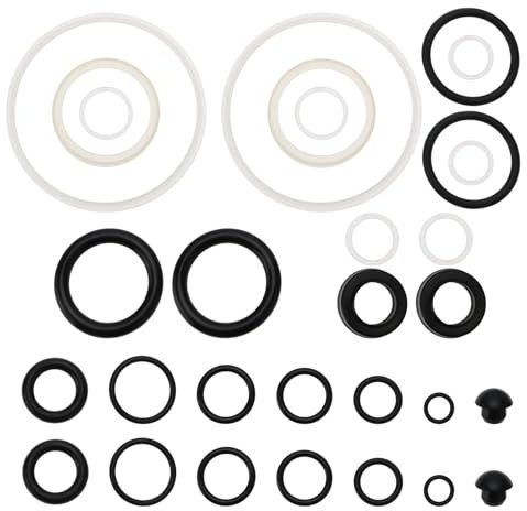 The Lord of the Tools 2 Sets Horizontal 3 Ton Jack Car Repair Tool Oil Seal Ring Complete Set Applicable To Horizontal Jack With Inner Bore Size 40mm Cylinder Repair