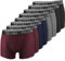 Fullluwaa Boxer Homme Calecon Homme Lot de 8 Confortable et Doux Caleçon Coton Ceinture Élastique