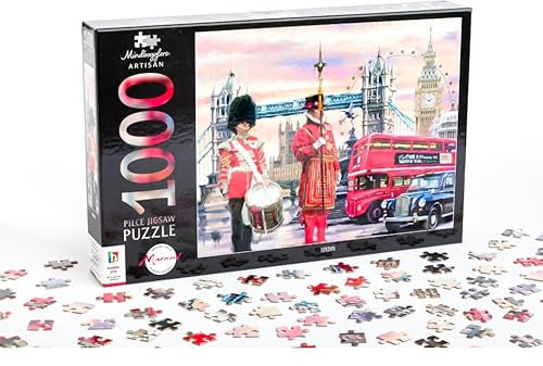 Hinkler - Mindbogglers Artisan 1000 Piece Jigsaw: R Macneil - London - 1000 Piece Jigsaw Puzzles for Adults - Challenging Puzzle Games - Gifts