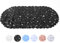 AMFUN 69 * 36cm Shower Mat Non Slip Anti Mould, Pebbles Shower Bath Mat, Oval Shower Mats Pads Trays, Machine Washable Bath Mat with Strong Suction Cups Grip and Drain Holes for Inside Shower