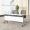 Computer-Klappbar Büro Multifunktions Klapptisch Konferenztisch rechteckiges Design Kompakt Größe (120 x 40 x 75 cm) bequem und tragbar (Farbe: C)