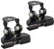 Support barre LED supports montage phares LED Résistant à la Corrosion, Phares/Feux de Plaque pince en alliage d'aluminium pour la plupart des voitures, camions, SUV 2pcs Noir