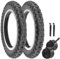 Neumáticos de bicicleta para niños, 20 pulgadas, 20 x 2.125, neumáticos y tubos plegables de 32 mm, válvula Schrader compatible con BMX MTB bicicleta de carreras para niños (20 x 2.1 pulgadas)