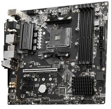 Placa Base for Juegos Pro B550M-P GEN3 AM4 DDR4 M.2 Compatible con CPU Ryzen R3 R5 R7, Serie 5000 y 3000.