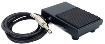 1 PZ Interruttore a pedale TFS-1 6,35 mm Con spina audio 10A 250VAC 12 V 24 V Interruttore a pedale con interruttore audio con spina Con un cavo da 1,5 metri