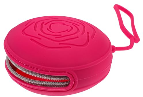 Silikonbox für Menstruationstassen, Tragbar und Leicht, Reise | Rose Design, für Täglichen Gebrauch, Kleine Schutzhülle, Leicht zu Reinigen, Wiederverwendbar