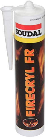 Soudal - Mastic acrylique resistant au feu firecryl fr - Coloris.Blanc -