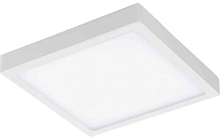 EGLO Aufbauleuchte, Metallguss, 22 W, weiss, 96254