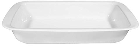 Seltmann Weiden Lukullus Auflaufform, Weiß, 38x24 | - Porzellan -weiß