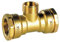 Té PE laiton eau serrage ext et M 25-20x27-25