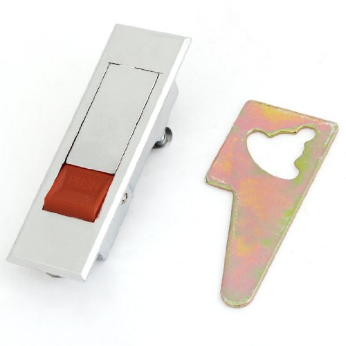 Aexit ton argent Rouge 8,6 cm Long ton argent Cabinet Porte en verre verrouillage Verrou 805R638