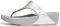 Fitflop Damen LULU TOE POST - LEATHER Zehenstütze Sandalen, Silber., 38 EU
