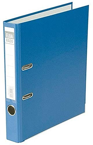 Elba Ordner A4, rado brillant, schmal, veredeltes Papier, blau, 1 Stück