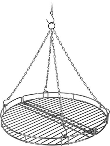 Storfisk fishing & more Grillrost mit Verstellbarer Gliederkette, rund, klappbar, Durchmesser: 50 cm