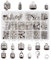 Craftdady Lot de 120 embouts de cordon en cuir argenté vieilli tibétain à coller dans le cuir, 14 styles, pour fabrication de bijoux et bracelets Kumihimo