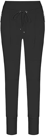 Raffaello Rossi Damen Jogging Pants Candy Long Größe M Schwarz (schwarz)