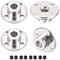 sourcing map 4 Stück Flanschkupplung Motorführung Wellenkupplung Motorstecker 8mm Innendurchm. H13xD16 Starre für DIY Teile