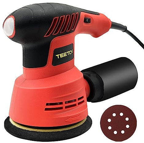240W Electric Mouse Detail Sander Orbital Sander Palm Hand Sanding Machine for Wood Wall Metal with 6PCS Sanding Sheets