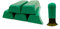 Generico Emballage en caoutchouc vert de 500 g ou de cire souple pour sceller les bouteilles de vin, bière, grappe, liqueurs (verde-05) M