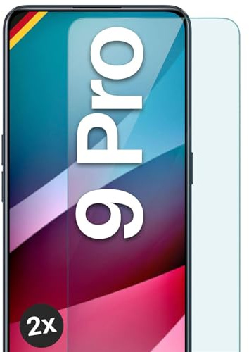 moex Schutzfolie für Realme 9 Pro Glas 9H Härte, gehärtetes Schutzglas, Panzer Schutz Glas Displayschutz Folie, kompatibel mit jeder Handy Hülle, ShockProtect 2 Stück