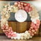 Arche Ballon Rose Anniversaire,Guirlande Ballon Rose Vintage avec Ballon Beige Et Ballon Rose Gold,Arche Ballon Rose pour Anniversaire Fille,Mariage Déco,Baby Shower,Douche de Bébé,Fiancailles,Bapteme