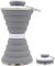Tumotsit Bottiglie d'Acqua Pieghevoli, Bottiglie d'Acqua Pieghevoli riutilizzabili Senza BPA da 1 litro, Tazza da Campeggio con moschettone, Bottiglie d'Acqua Pieghevoli Portatili Leggere per Viaggi